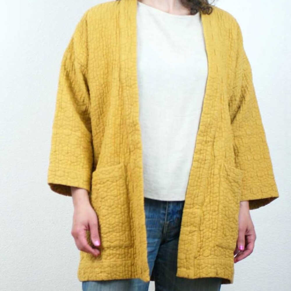 Curator SF Jules Cardigan XS Turmeric